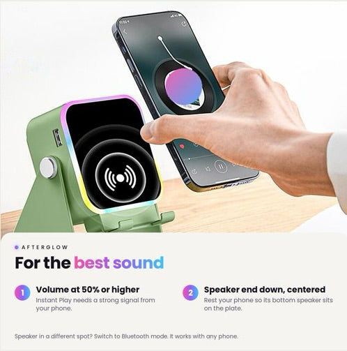 Afterglow: 2-1 Light-Up Speaker Phone Stand